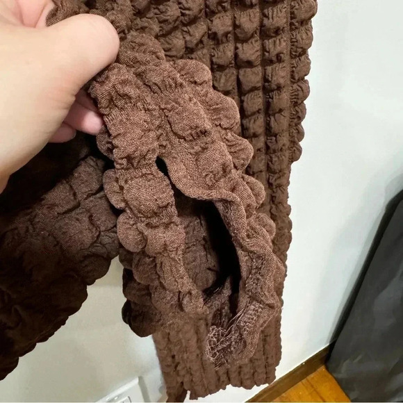 Daisy brown bubble flared pants 3x - Picture 6 of 8